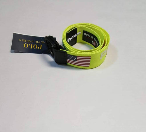 Nwt Polo Ralph Lauren Lime Green Polo Sport D-Ring Belt - Unique Style