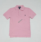 Nwt Kids Polo Ralph Lauren Pink with Navy Small Pony Shirt - Unique Style