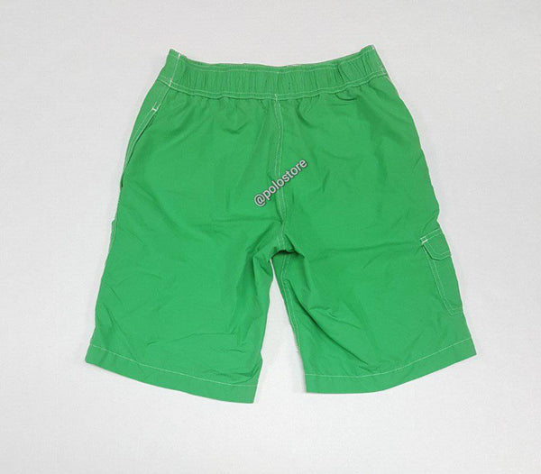 Kids Polo Ralph Lauren Green/Blue Big Pony Swimshorts - Unique Style