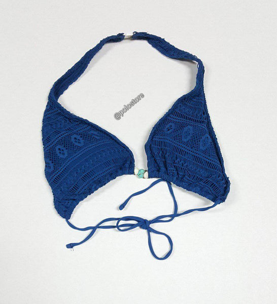 Womens Ralph Lauren Navy Blue Swim Top - Unique Style