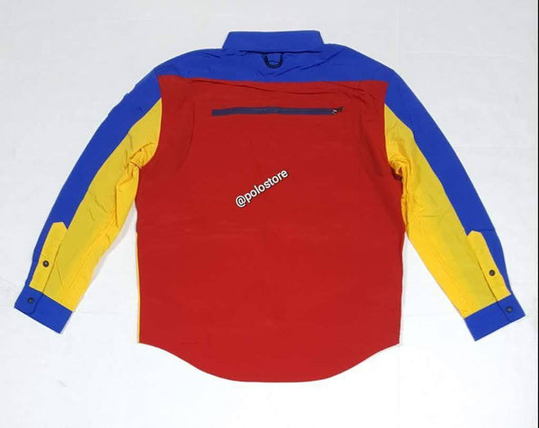 Nwt Polo Ralph Lauren 12M Yacht Challenge Nylon Button Up - Unique Style