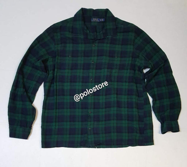 Nwt Polo Ralph Lauren Green Plaid Crest Button Up - Unique Style