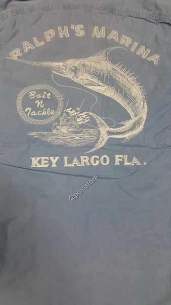 Nwt Polo Ralph Lauren Marina Key Fargo Fl. Classic Fit Button Up - Unique Style