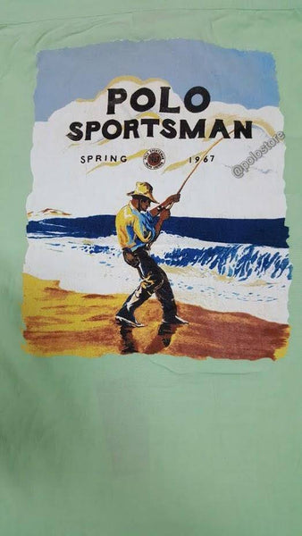 Nwt Polo Ralph Lauren Mint Green Sportsman Classic L/S Button Up - Unique Style