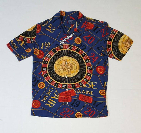 Nwt Polo Ralph Lauren Royal Blue Casino Classic Fit Button Up - Unique Style