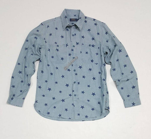 Nwt Polo Ralph Lauren Star Button Up - Unique Style