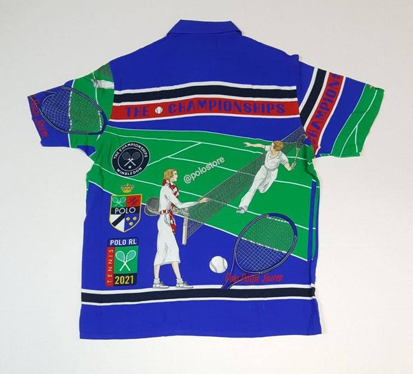 Nwt Polo Ralph Lauren Wimbledon 2021 Tennis Classic Fit Button Up - Unique Style