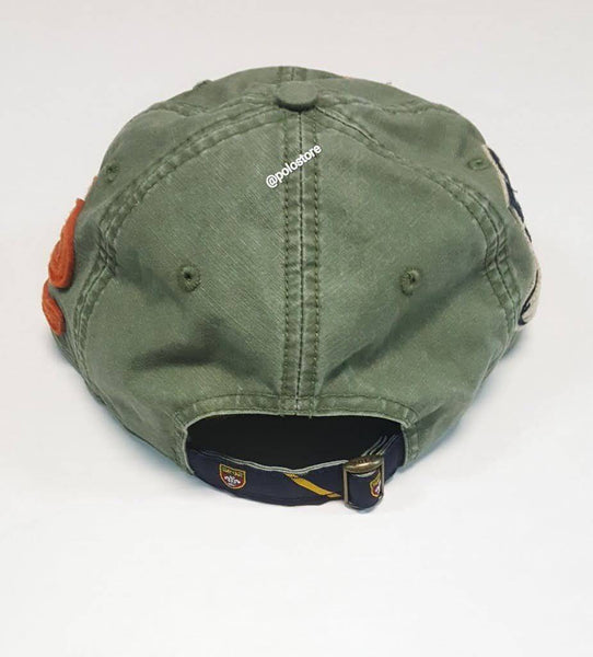 Nwt Polo Ralph Lauren Olive 'P' Patch Cotton Hat - Unique Style