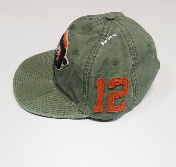 Nwt Polo Ralph Lauren Olive 'P' Patch Cotton Hat - Unique Style