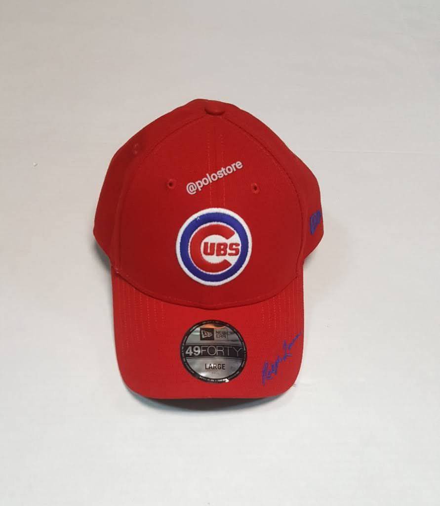 Nwt Polo Ralph Lauren Red Chicago Cubs Fitted Hat