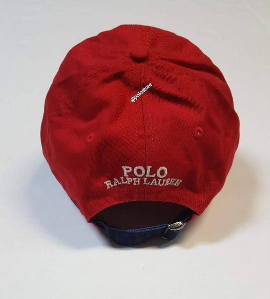 Nwt Polo Ralph Lauren Red K-Swiss Adjustable Strap Back - Unique Style