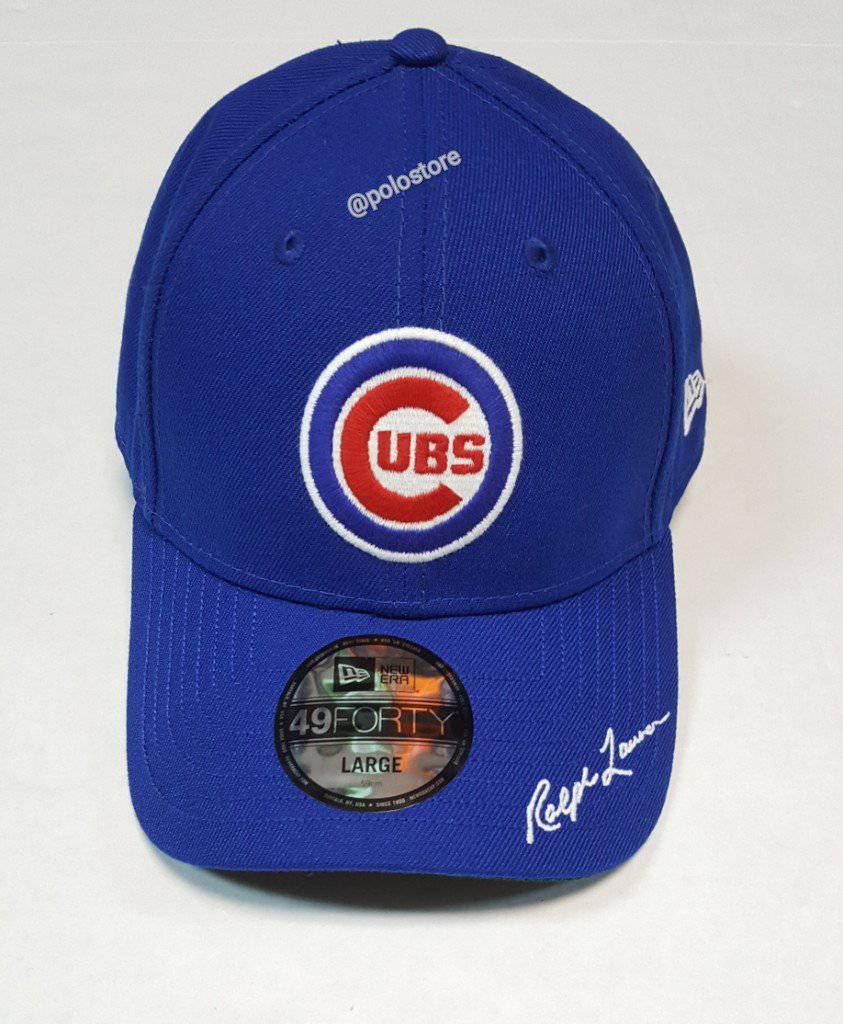 Nwt Polo Ralph Lauren Royal Blue Chicago Cubs Fitted Hat