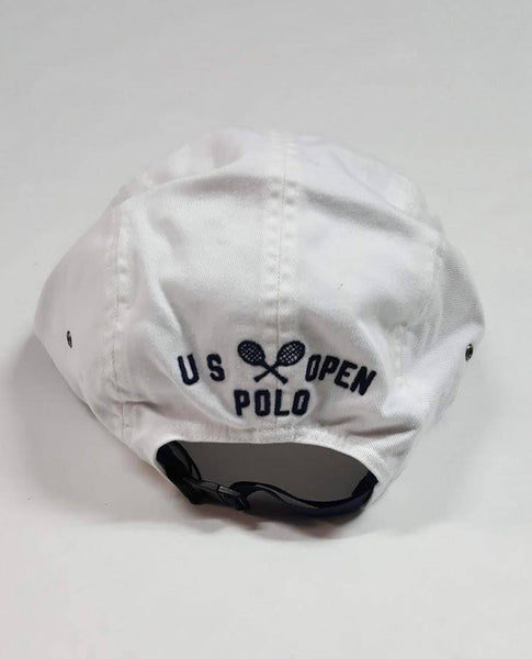 NWT POLO RALPH LAUREN WHITE COOKIE LONG BILL 5 PANEL ADJUSTABLE Strap - Unique Style