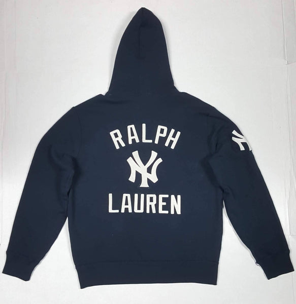 Ralph Lauren Yankees Hoodie - Blue - Size Large