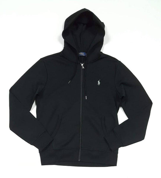 Nwt Polo Ralph Lauren Black Double Knit Pony Hoodie - Unique Style