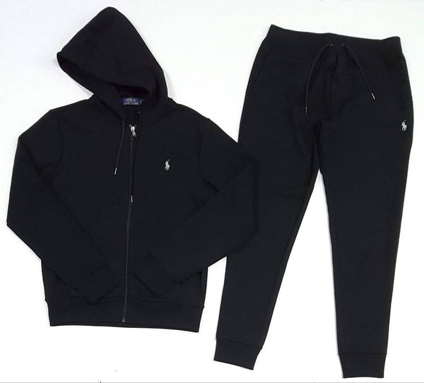 Nwt Polo Ralph Lauren Black Double Knit Pony Hoodie - Unique Style