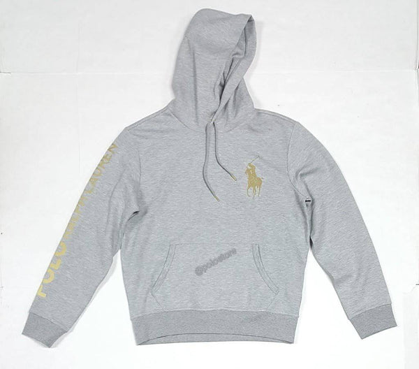 Nwt Polo Ralph Lauren Grey Big Pony Hoodie - Unique Style