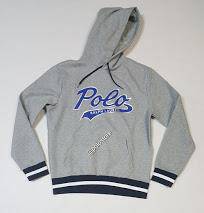 Nwt Polo Ralph Lauren Grey/Royal Blue Big and Tall Script Hoodie U