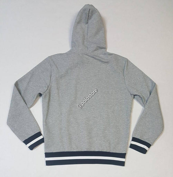 Nwt Polo Ralph Lauren Grey/Royal Blue Big and Tall Script Hoodie - Unique Style