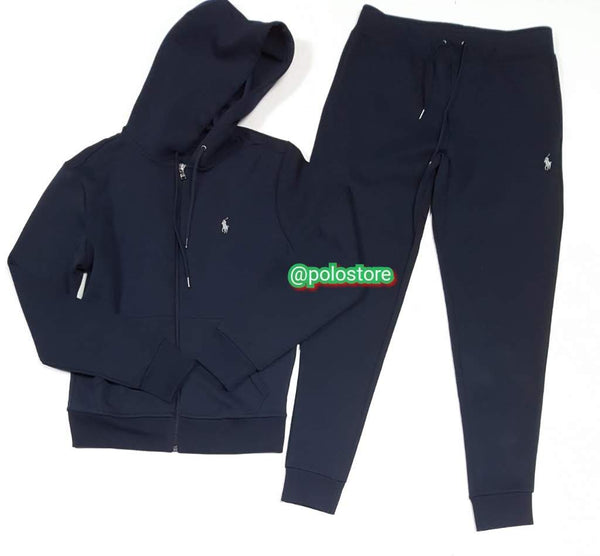 Nwt Polo Ralph Lauren Navy Double Knit Pony Hoodie - Unique Style