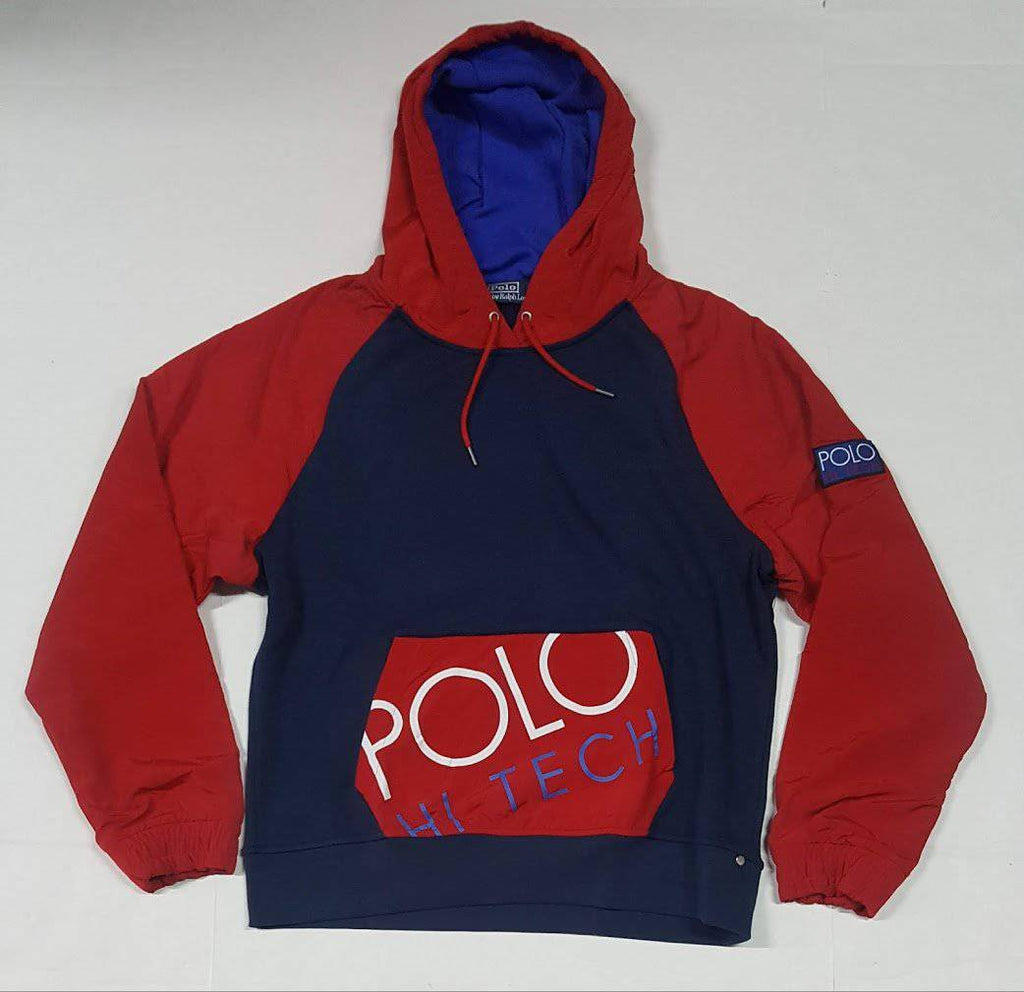 Nwt Polo Ralph Lauren Red Hi Tech Hoodie