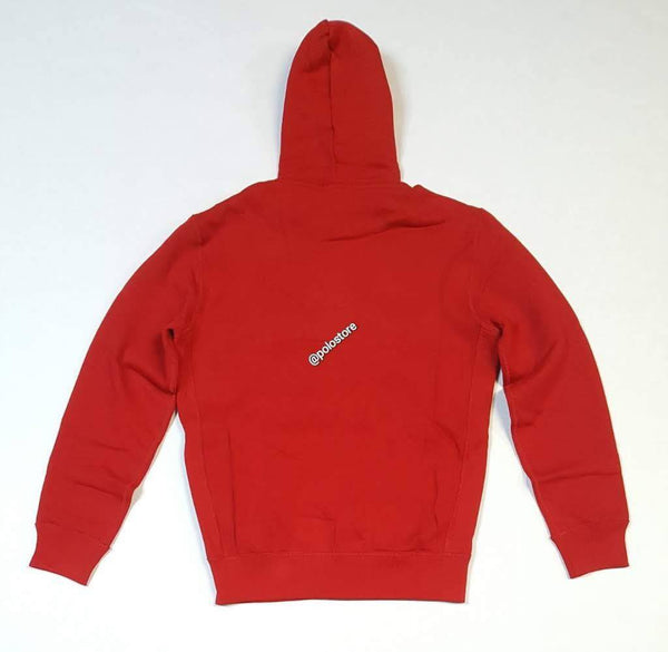Nwt Polo Ralph Lauren Red Small Pony Zip Up Hoodie | Unique Style