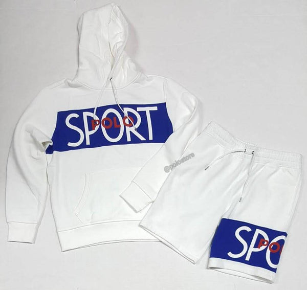 Nwt Polo Ralph Lauren White Polo Sport On Chest Pullover Hoodie - Unique Style