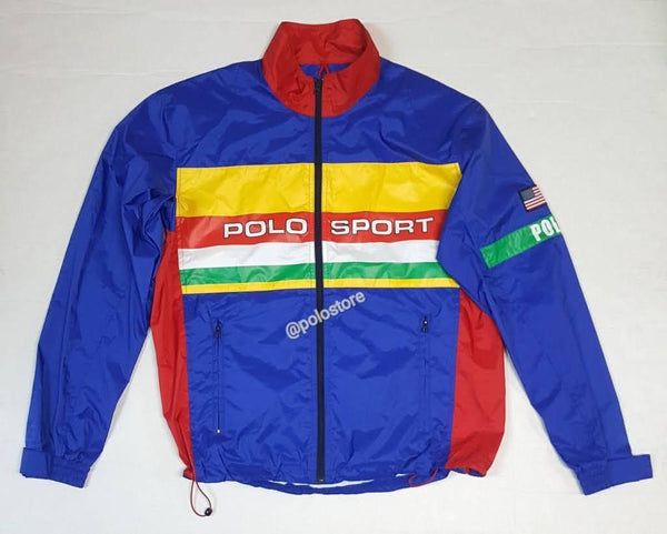 Nwt Polo Ralph Lauren Color Block Polo Sport Windbreaker Jacket - Unique Style