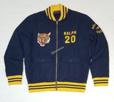 Nwt Polo Ralph Lauren Navy R.L. Naval Tigers 1967 Champs Fleece Patch/Embroidered Jacket - Unique Style