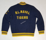 Nwt Polo Ralph Lauren Navy R.L. Naval Tigers 1967 Champs Fleece Patch/Embroidered Jacket - Unique Style