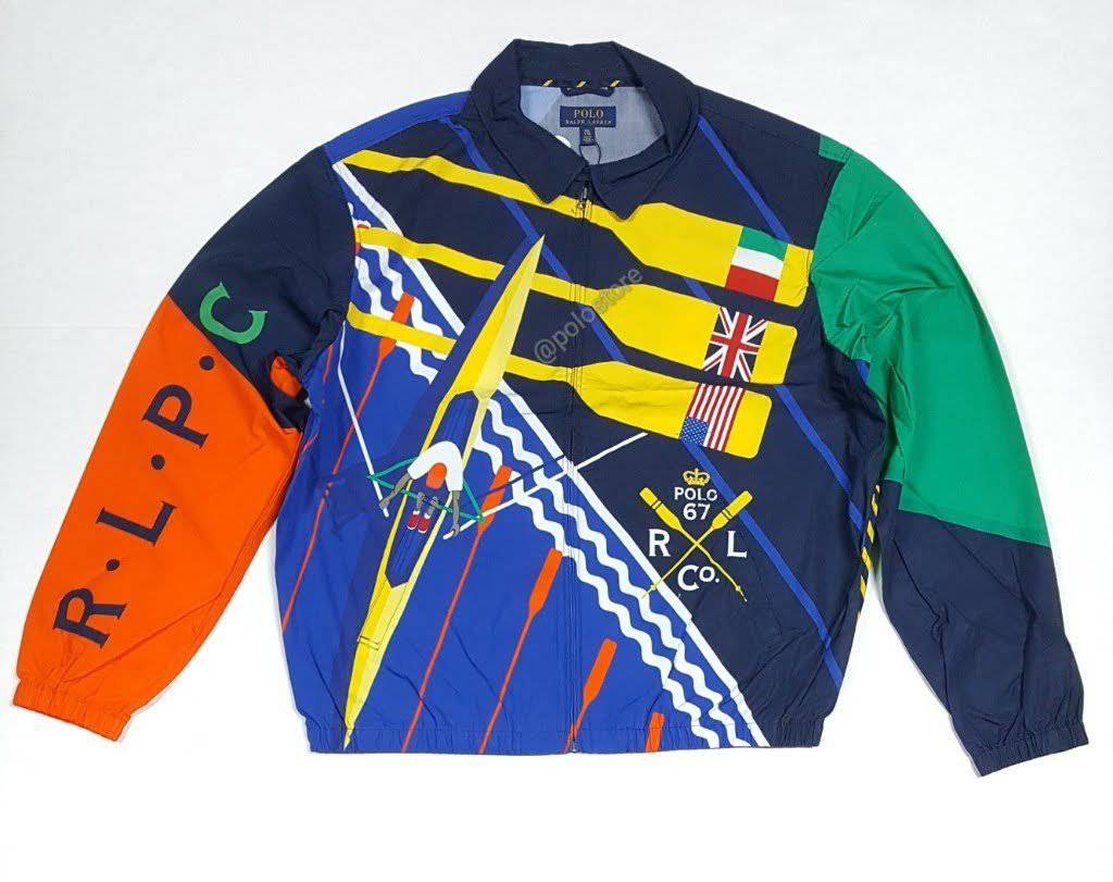Nwt Polo Ralph Lauren Paddle Rowing Boat Bayport Jacket