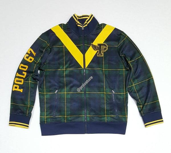 Nwt Polo Ralph Lauren Plaid Polo 67 Track Jacket - Unique Style