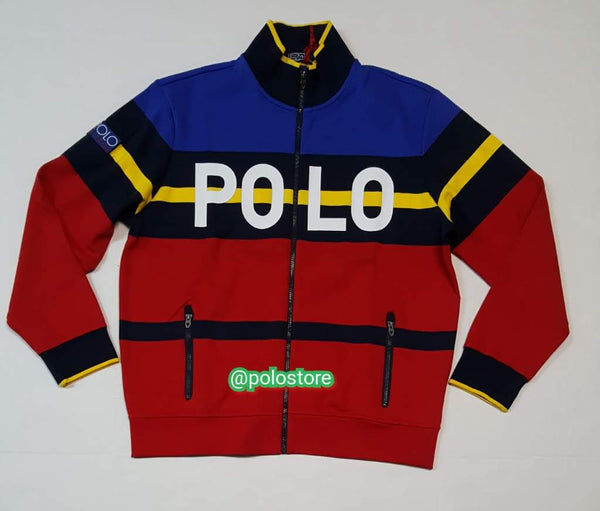 NWT POLO RALPH LAUREN POLO SPELLOUT HI TECH PATCH ZiP UP JACKET - Unique Style