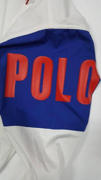 NWT POLO RALPH LAUREN WHITE P2 WINDBREAKER JACKET - Unique Style