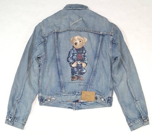 Nwt Polo Ralph Lauren Women's Teddy Bear Jean Jacket - Unique Style