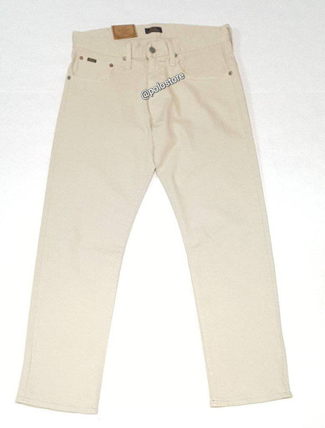 Nwt Polo Ralph Lauren Beige Classic Fit Stretch Jeans - Unique Style