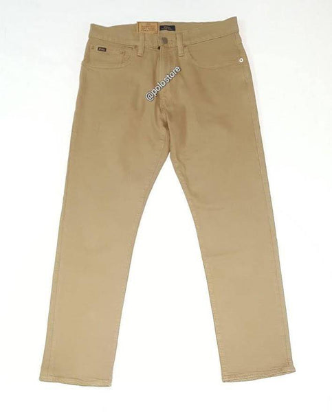 Nwt Polo Ralph Lauren Khaki Hampton Relaxed-Straight Jeans - Unique Style