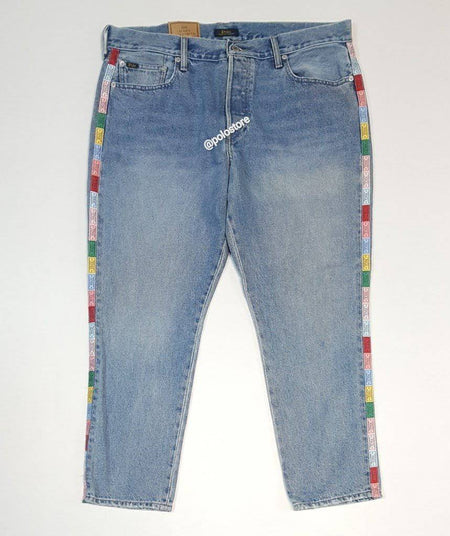Nwt Polo Ralph Lauren Black Sullivan Slim-Fit Graphic Jeans