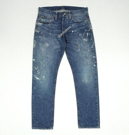 Nwt Polo Ralph Lauren Blue Bandana Sullivan Slim Fit Jeans