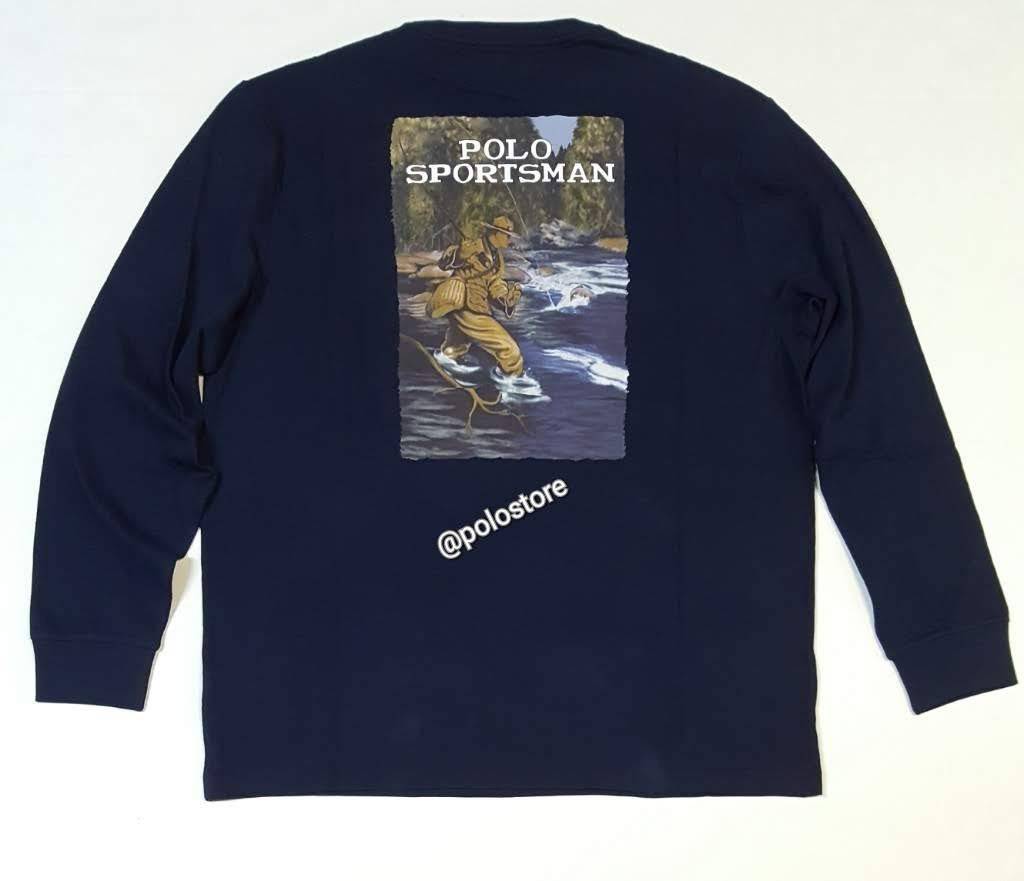 Nwt Polo Ralph Lauren Navy Sportsman Classic Fit Tee