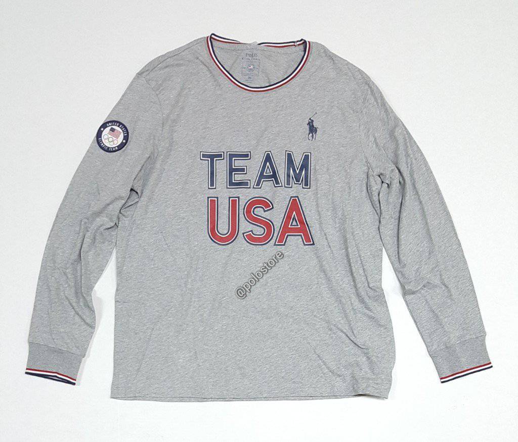 Nwt Polo Ralph Lauren Team Usa Long Sleeve Tee
