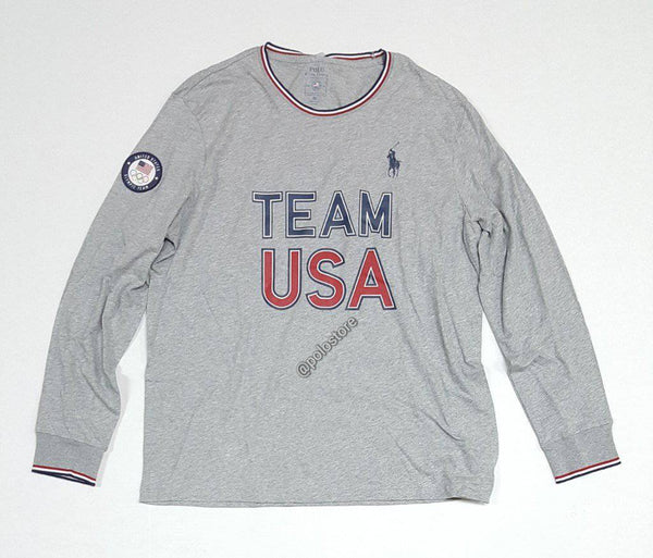 Nwt Polo Ralph Lauren Team Usa Long Sleeve Tee - Unique Style