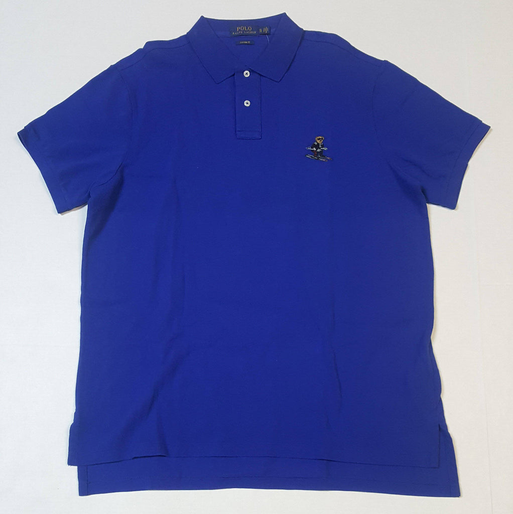 New Polo Ralph Lauren Ski Bear Custom Fit Polo Shirt