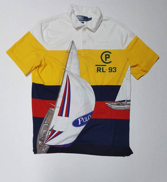NWT POLO RALPH LAUREN CLASSIC FIT CP-93 SAILING BOAT SHIRT - Unique Style