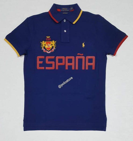 Nwt Polo Ralph Lauren Espana Small Pony Custom Slim Fit Polo - Unique Style