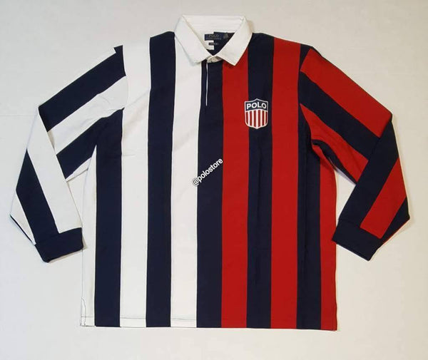 Nwt Polo Ralph Lauren K-Swiss Classic Fit Graphic Rugby - Unique Style