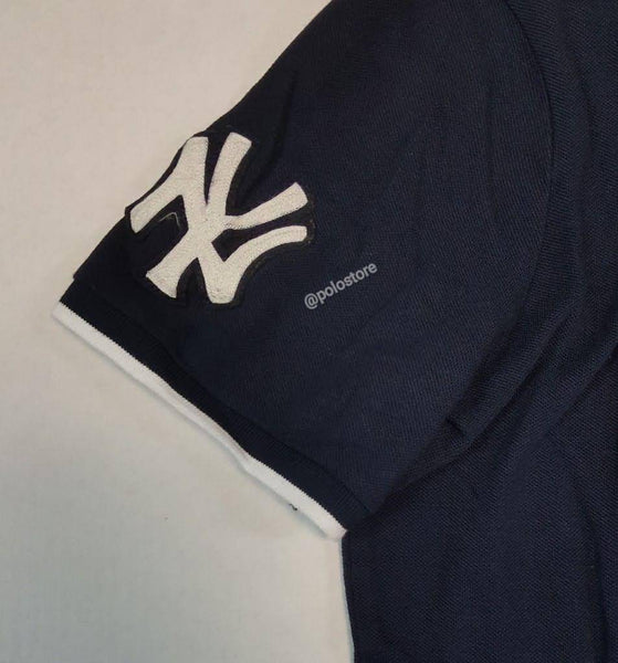Nwt Polo Ralph Lauren Navy Blue Yankees Classic Fit Polo - Unique Style