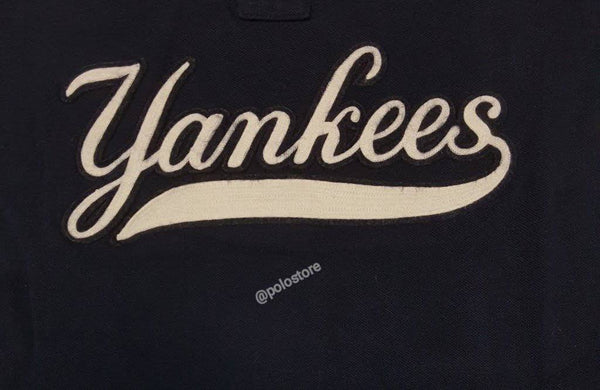 Nwt Polo Ralph Lauren Navy Blue Yankees Classic Fit Polo - Unique Style