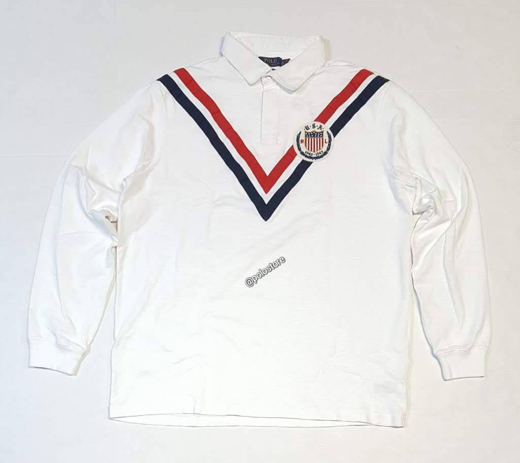 Nwt Polo Ralph Lauren Polo Usa Chevron Rugby