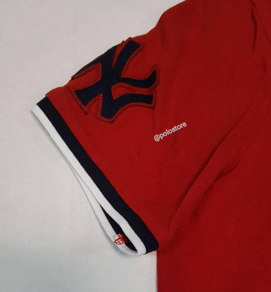 Nwt Polo Ralph Lauren Red Yankees Classic Fit Polo - Unique Style